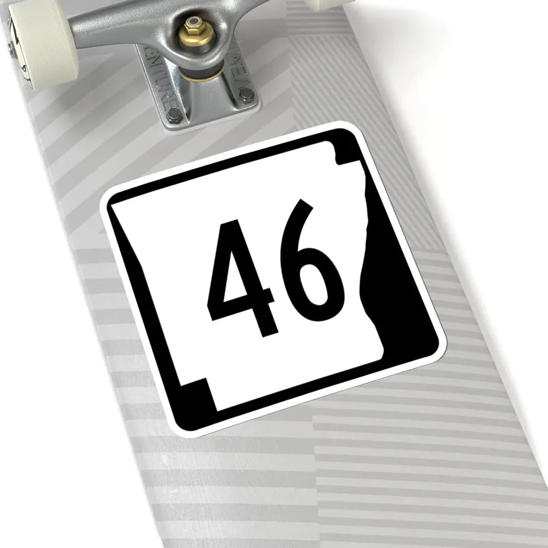 Arkansas 46 (Arkansas) (Road Sign) STICKER Vinyl Kiss-Cut Decal - The Sticker Space