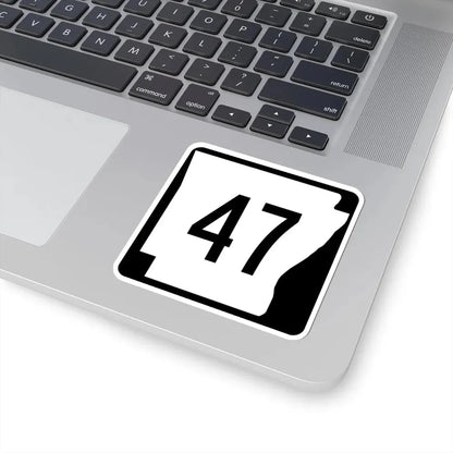 Arkansas 47 (Arkansas) (Road Sign) STICKER Vinyl Kiss-Cut Decal - The Sticker Space