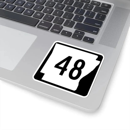 Arkansas 48 (Arkansas) (Road Sign) STICKER Vinyl Kiss-Cut Decal - The Sticker Space
