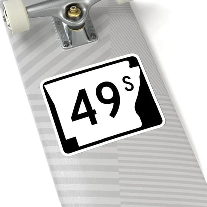 Arkansas 49S (Arkansas) (Road Sign) STICKER Vinyl Kiss-Cut Decal - The Sticker Space
