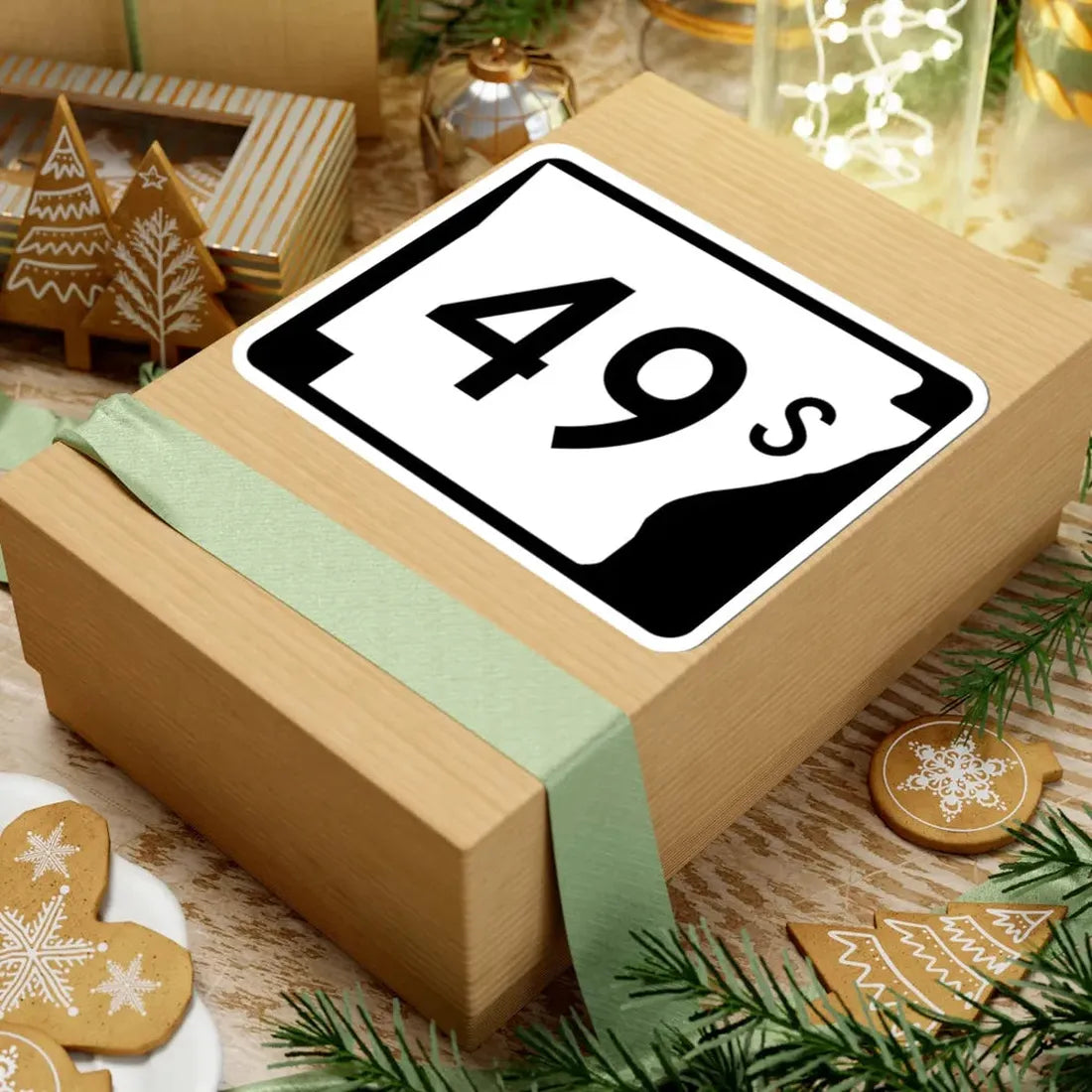 Arkansas 49S (Arkansas) (Road Sign) STICKER Vinyl Kiss-Cut Decal - The Sticker Space