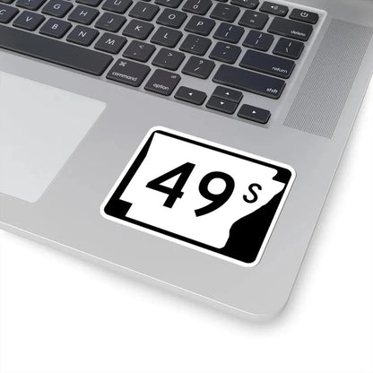 Arkansas 49S (Arkansas) (Road Sign) STICKER Vinyl Kiss-Cut Decal - The Sticker Space