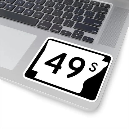Arkansas 49S (Arkansas) (Road Sign) STICKER Vinyl Kiss-Cut Decal - The Sticker Space