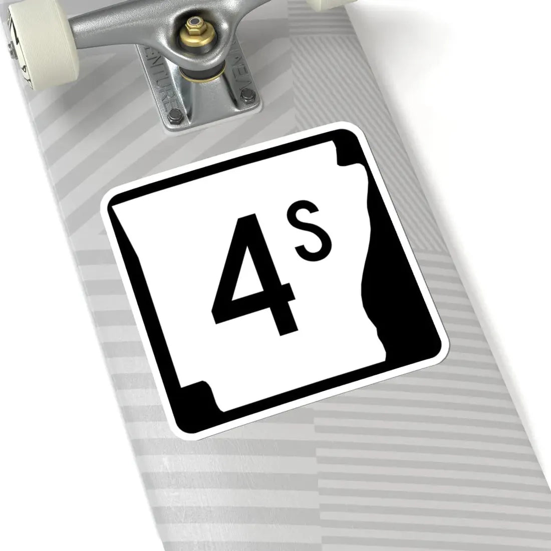 Arkansas 4S (Arkansas) (Road Sign) STICKER Vinyl Kiss-Cut Decal - The Sticker Space