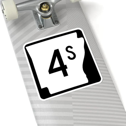 Arkansas 4S (Arkansas) (Road Sign) STICKER Vinyl Kiss-Cut Decal - The Sticker Space