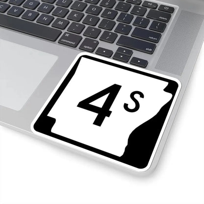 Arkansas 4S (Arkansas) (Road Sign) STICKER Vinyl Kiss-Cut Decal - The Sticker Space