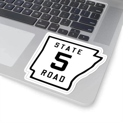 Arkansas 5 1926 (Arkansas) (Road Sign) STICKER Vinyl Kiss-Cut Decal - The Sticker Space