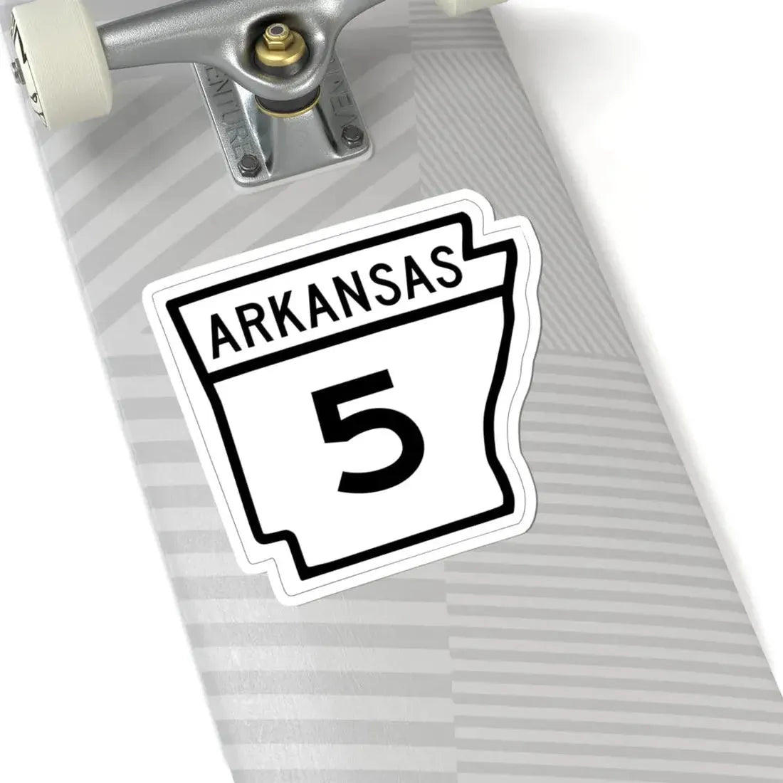 Arkansas 5 1948 (Arkansas) (Road Sign) STICKER Vinyl Kiss-Cut Decal - The Sticker Space