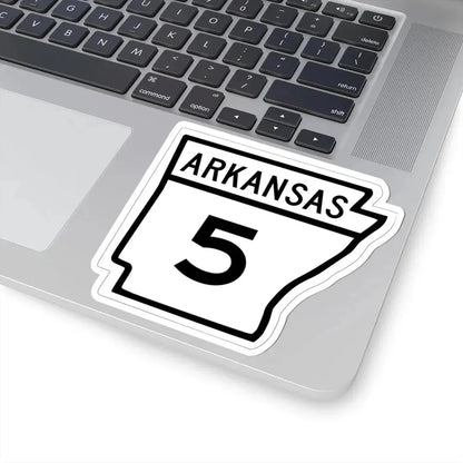 Arkansas 5 1948 (Arkansas) (Road Sign) STICKER Vinyl Kiss-Cut Decal - The Sticker Space