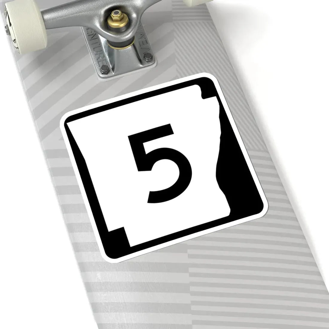 Arkansas 5 (Arkansas) (Road Sign) STICKER Vinyl Kiss-Cut Decal - The Sticker Space