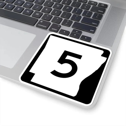 Arkansas 5 (Arkansas) (Road Sign) STICKER Vinyl Kiss-Cut Decal - The Sticker Space