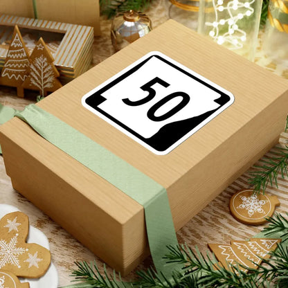 Arkansas 50 (Arkansas) (Road Sign) STICKER Vinyl Kiss-Cut Decal - The Sticker Space