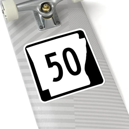 Arkansas 50 (Arkansas) (Road Sign) STICKER Vinyl Kiss-Cut Decal - The Sticker Space