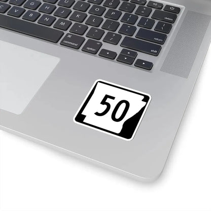 Arkansas 50 (Arkansas) (Road Sign) STICKER Vinyl Kiss-Cut Decal - The Sticker Space