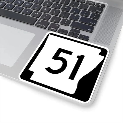 Arkansas 51 (Arkansas) (Road Sign) STICKER Vinyl Kiss-Cut Decal - The Sticker Space