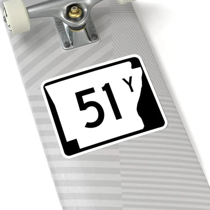 Arkansas 51Y (Arkansas) (Road Sign) STICKER Vinyl Kiss-Cut Decal - The Sticker Space