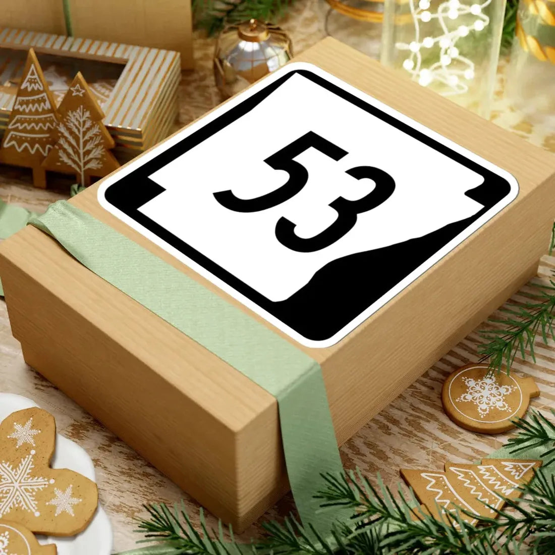 Arkansas 53 (Arkansas) (Road Sign) STICKER Vinyl Kiss-Cut Decal - The Sticker Space