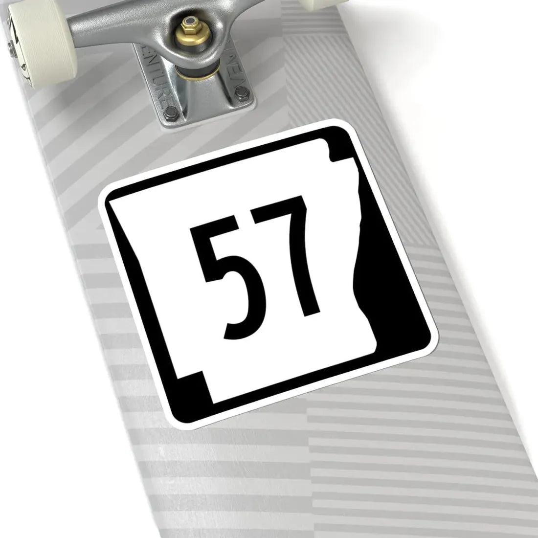 Arkansas 57 (Arkansas) (Road Sign) STICKER Vinyl Kiss-Cut Decal - The Sticker Space