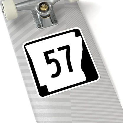 Arkansas 57 (Arkansas) (Road Sign) STICKER Vinyl Kiss-Cut Decal - The Sticker Space