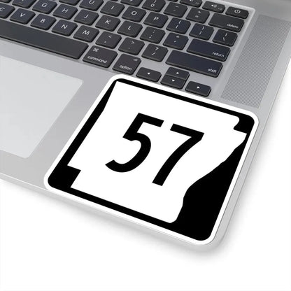 Arkansas 57 (Arkansas) (Road Sign) STICKER Vinyl Kiss-Cut Decal - The Sticker Space
