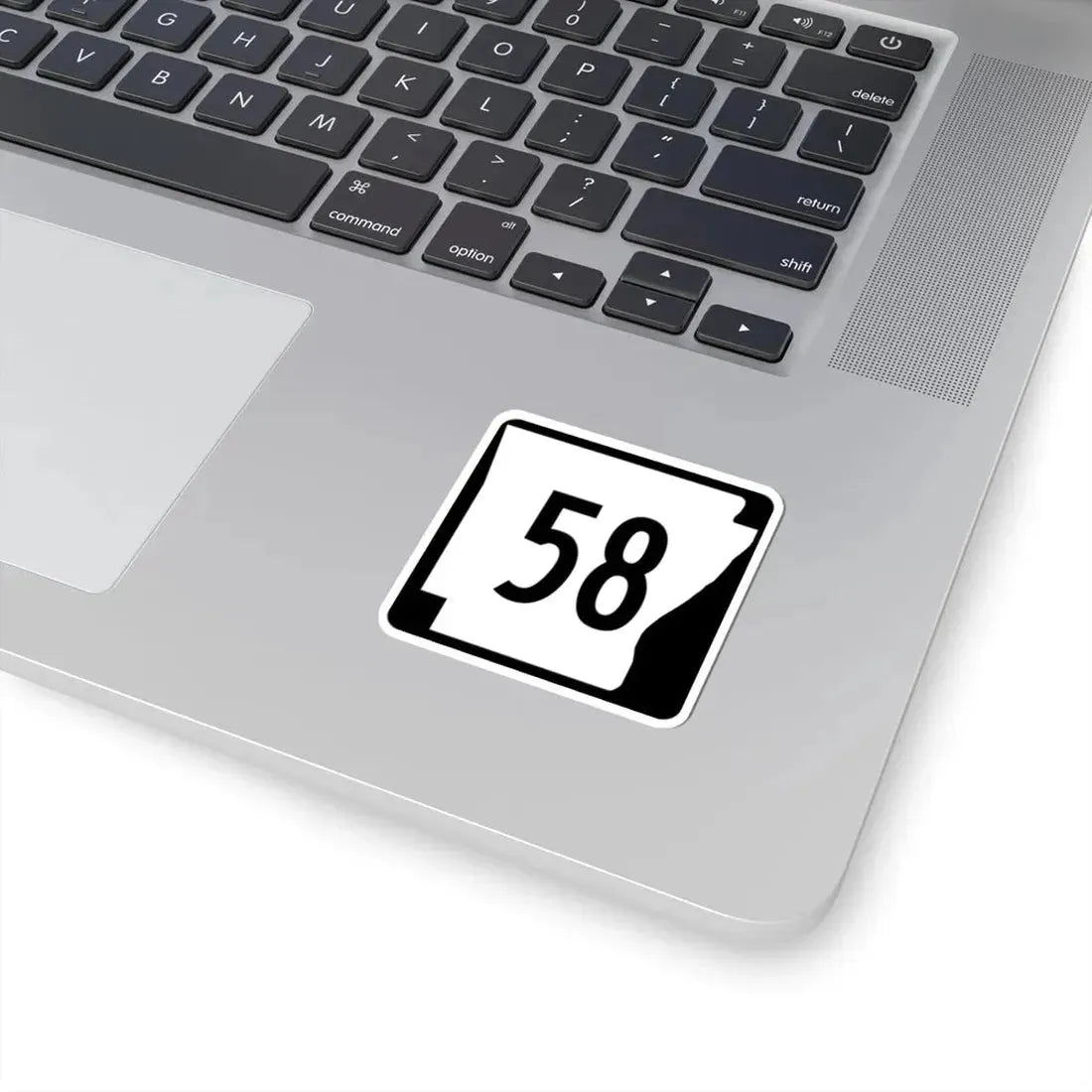Arkansas 58 (Arkansas) (Road Sign) STICKER Vinyl Kiss-Cut Decal - The Sticker Space