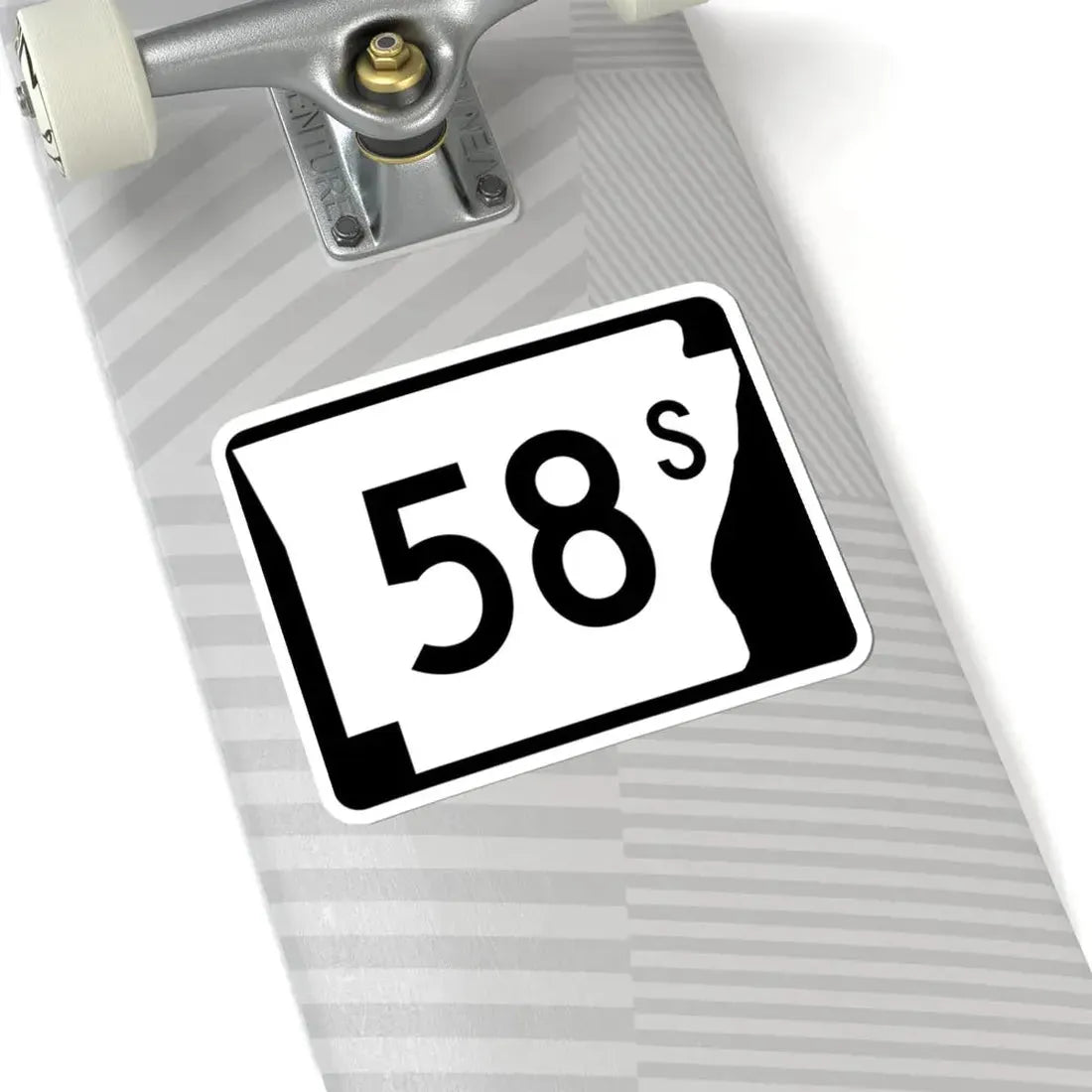 Arkansas 58S (Arkansas) (Road Sign) STICKER Vinyl Kiss-Cut Decal - The Sticker Space