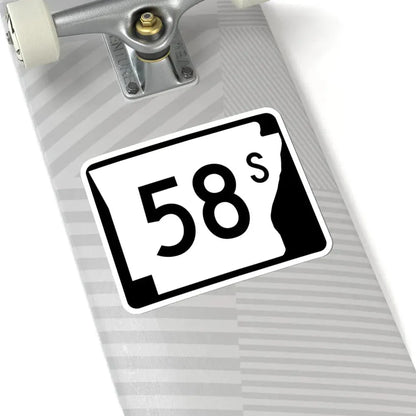 Arkansas 58S (Arkansas) (Road Sign) STICKER Vinyl Kiss-Cut Decal - The Sticker Space