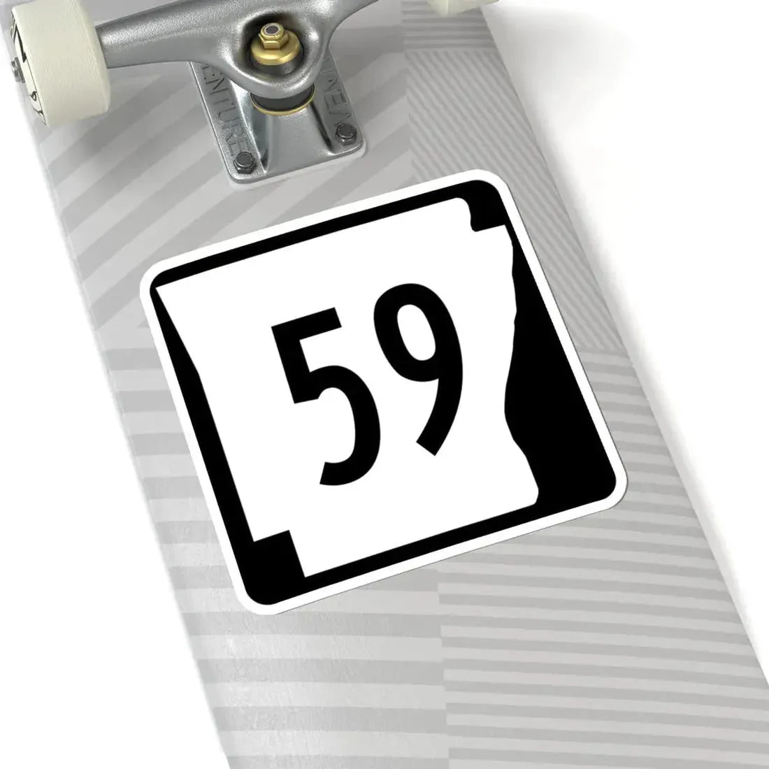 Arkansas 59 (Arkansas) (Road Sign) STICKER Vinyl Kiss-Cut Decal - The Sticker Space