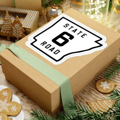 Arkansas 6 1926 (Arkansas) (Road Sign) STICKER Vinyl Kiss-Cut Decal - The Sticker Space