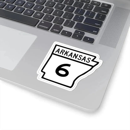 Arkansas 6 1948 (Arkansas) (Road Sign) STICKER Vinyl Kiss-Cut Decal - The Sticker Space