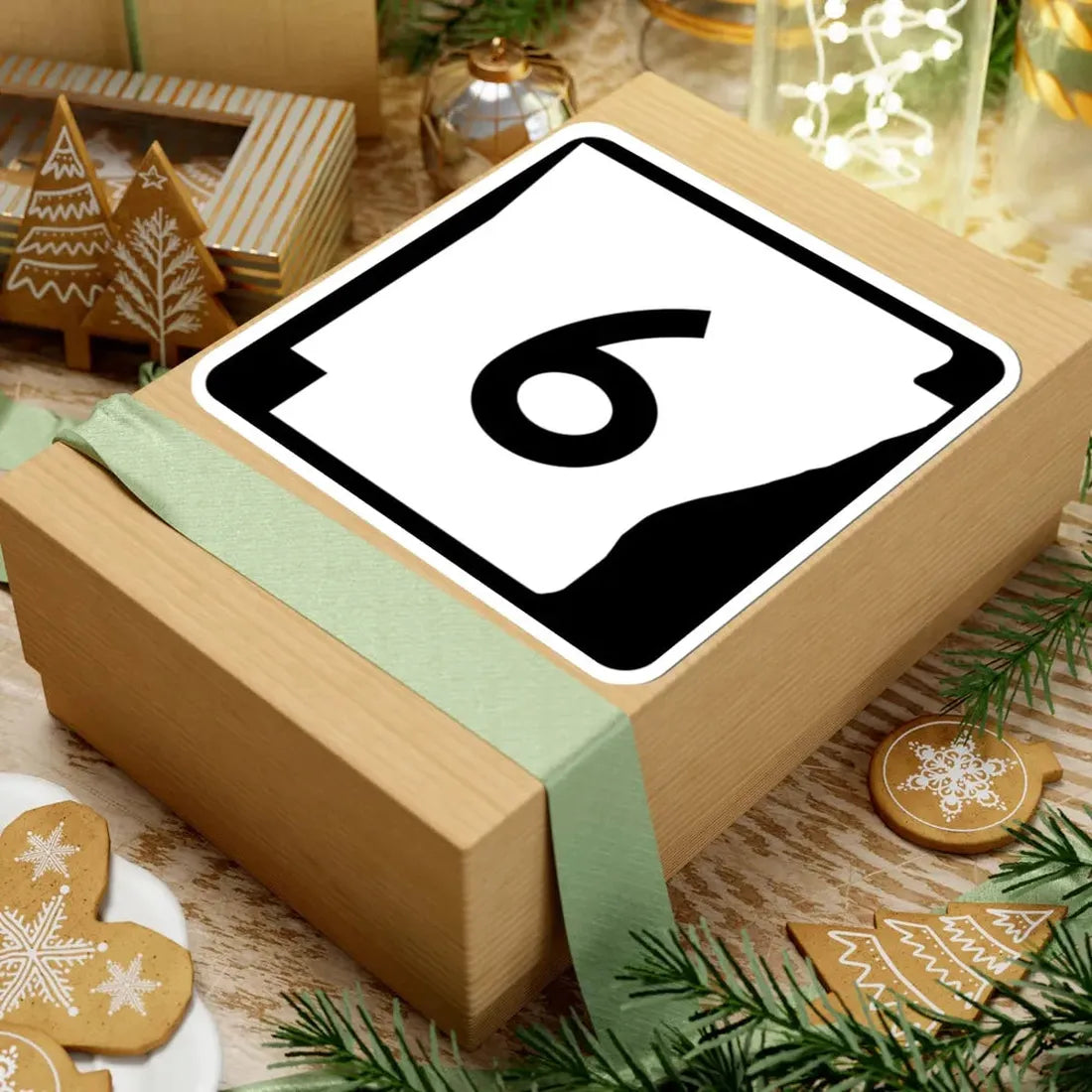 Arkansas 6 (Arkansas) (Road Sign) STICKER Vinyl Kiss-Cut Decal - The Sticker Space