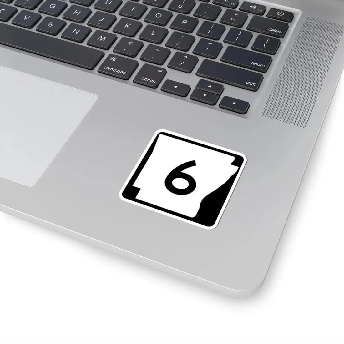 Arkansas 6 (Arkansas) (Road Sign) STICKER Vinyl Kiss-Cut Decal - The Sticker Space