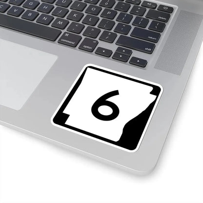 Arkansas 6 (Arkansas) (Road Sign) STICKER Vinyl Kiss-Cut Decal - The Sticker Space