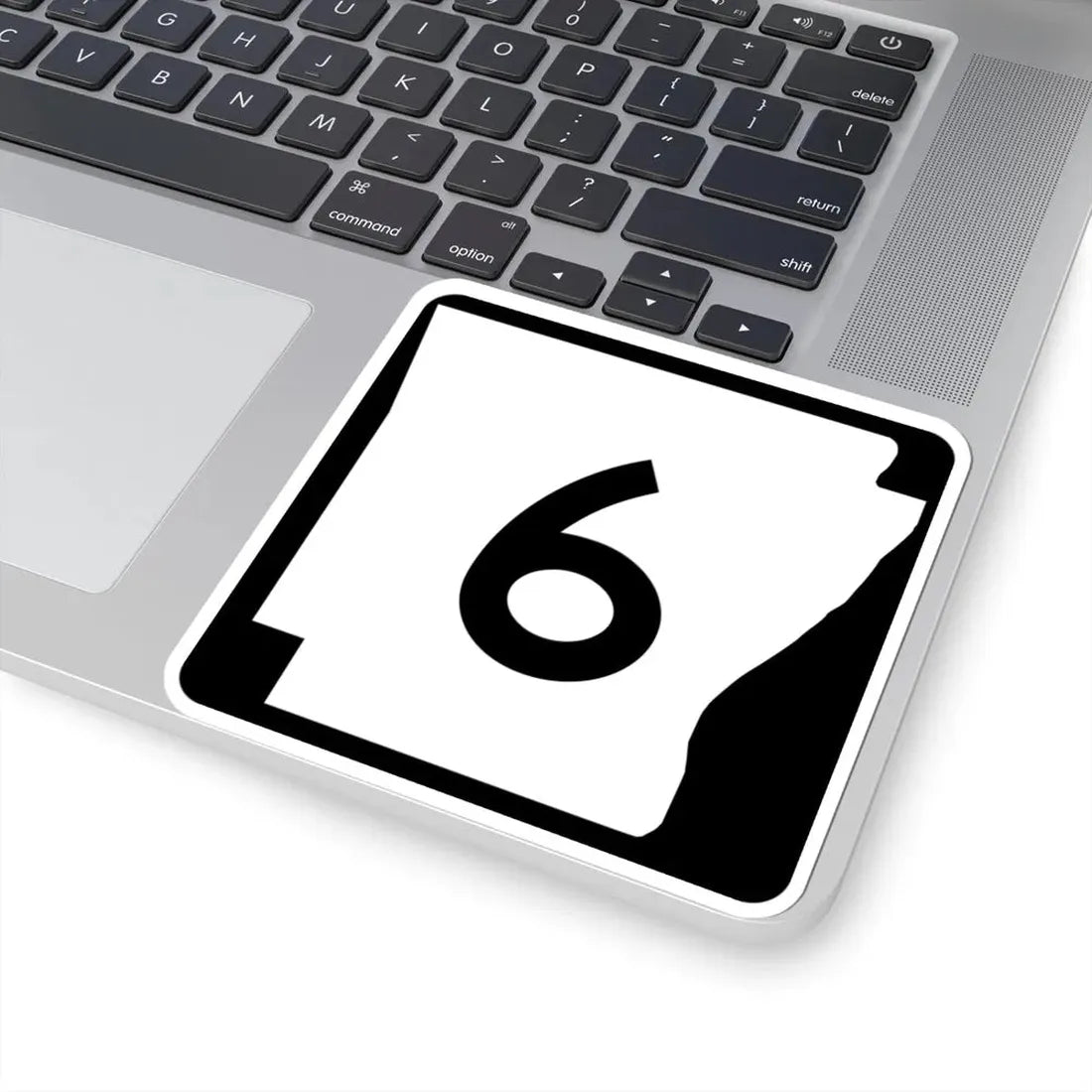 Arkansas 6 (Arkansas) (Road Sign) STICKER Vinyl Kiss-Cut Decal - The Sticker Space