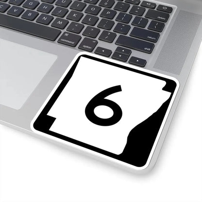 Arkansas 6 (Arkansas) (Road Sign) STICKER Vinyl Kiss-Cut Decal - The Sticker Space