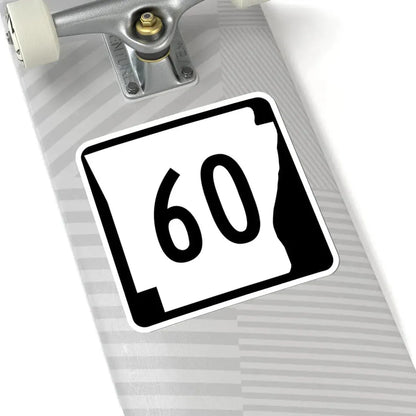 Arkansas 60 (Arkansas) (Road Sign) STICKER Vinyl Kiss-Cut Decal - The Sticker Space