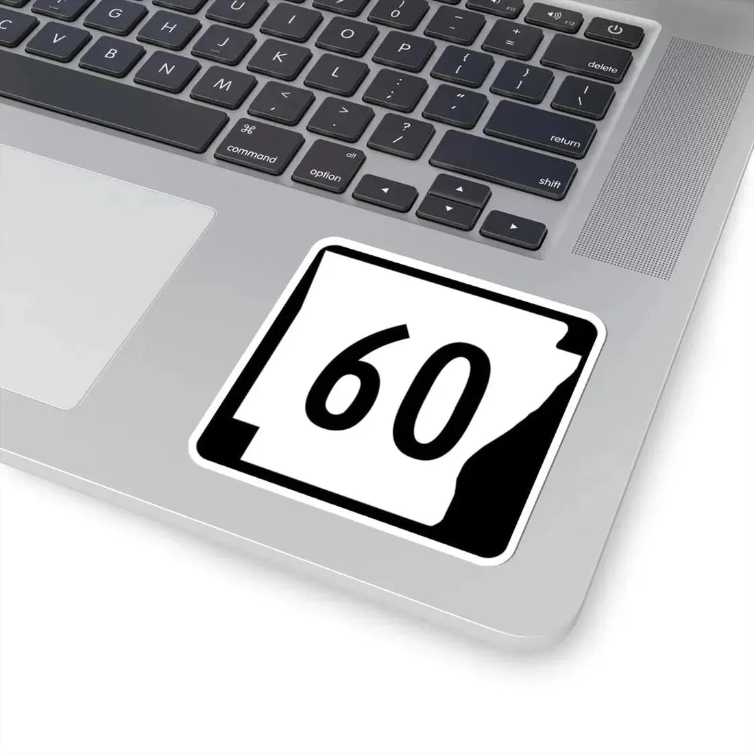 Arkansas 60 (Arkansas) (Road Sign) STICKER Vinyl Kiss-Cut Decal - The Sticker Space