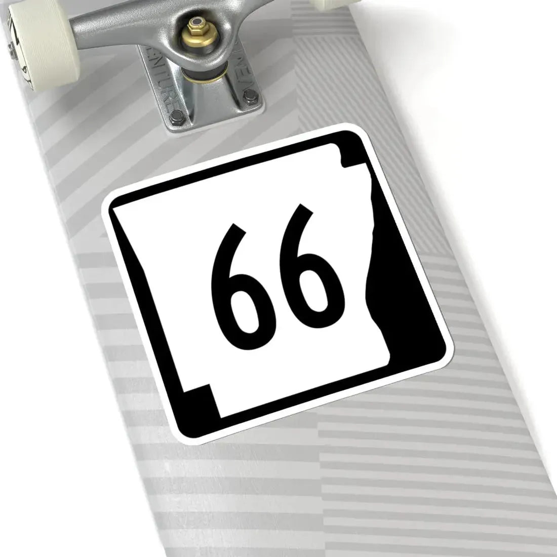 Arkansas 66 (Arkansas) (Road Sign) STICKER Vinyl Kiss-Cut Decal - The Sticker Space