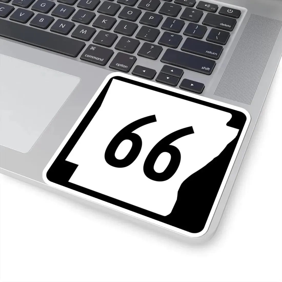 Arkansas 66 (Arkansas) (Road Sign) STICKER Vinyl Kiss-Cut Decal - The Sticker Space