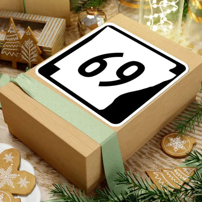 Arkansas 69 (Arkansas) (Road Sign) STICKER Vinyl Kiss-Cut Decal - The Sticker Space