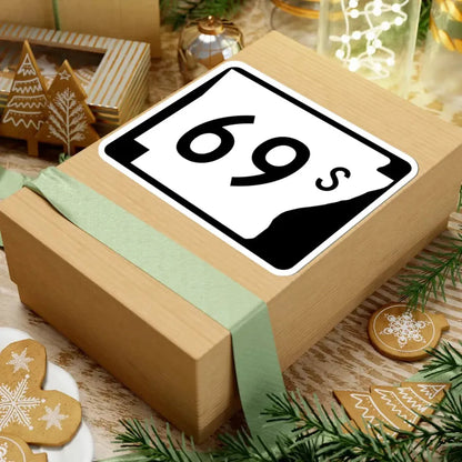 Arkansas 69S (Arkansas) (Road Sign) STICKER Vinyl Kiss-Cut Decal - The Sticker Space