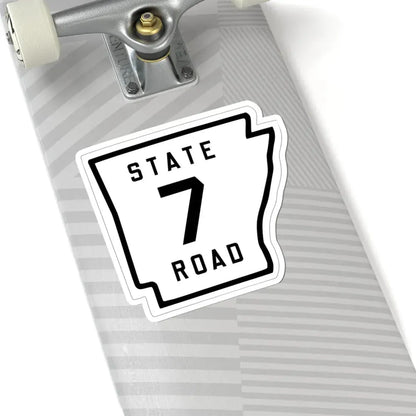 Arkansas 7 1926 (Arkansas) (Road Sign) STICKER Vinyl Kiss-Cut Decal - The Sticker Space