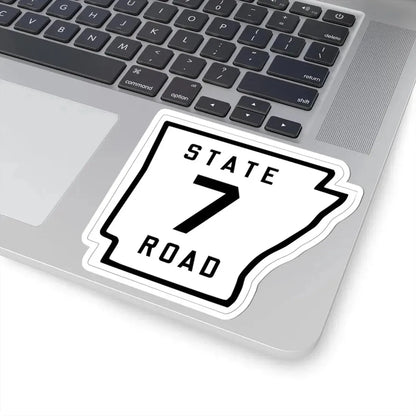 Arkansas 7 1926 (Arkansas) (Road Sign) STICKER Vinyl Kiss-Cut Decal - The Sticker Space