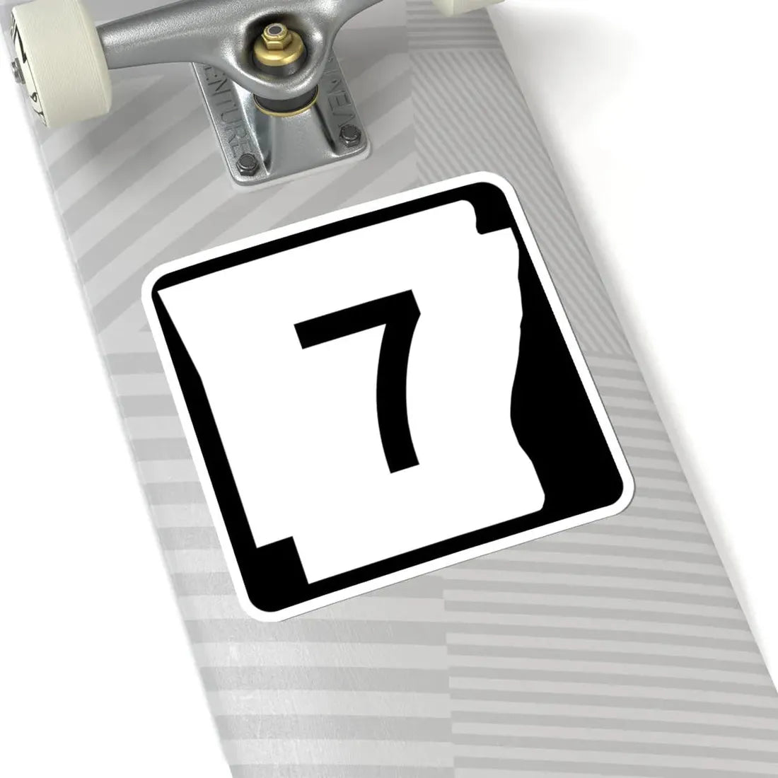 Arkansas 7 (Arkansas) (Road Sign) STICKER Vinyl Kiss-Cut Decal - The Sticker Space