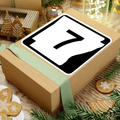 Arkansas 7 (Arkansas) (Road Sign) STICKER Vinyl Kiss-Cut Decal - The Sticker Space