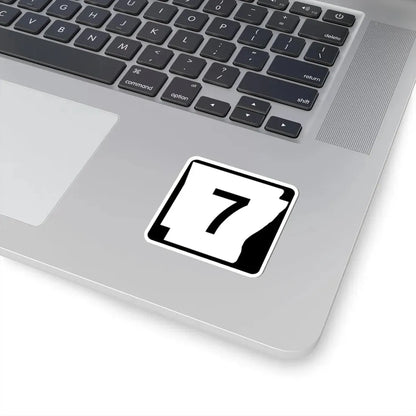 Arkansas 7 (Arkansas) (Road Sign) STICKER Vinyl Kiss-Cut Decal - The Sticker Space