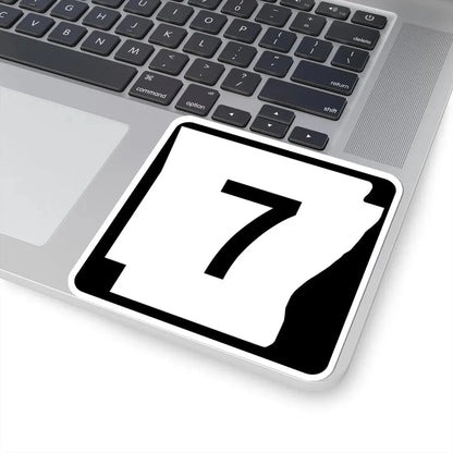 Arkansas 7 (Arkansas) (Road Sign) STICKER Vinyl Kiss-Cut Decal - The Sticker Space