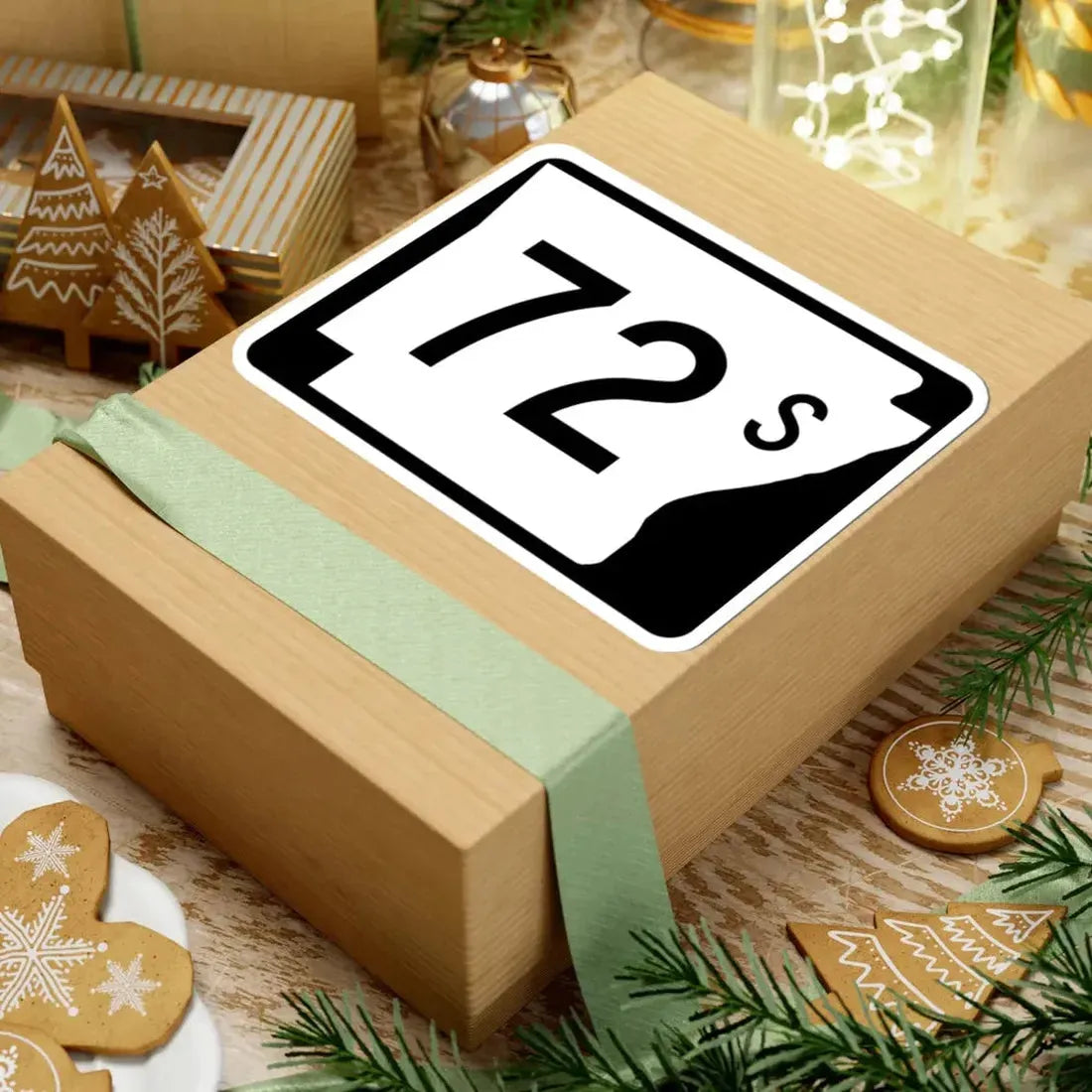 Arkansas 72S (Arkansas) (Road Sign) STICKER Vinyl Kiss-Cut Decal - The Sticker Space