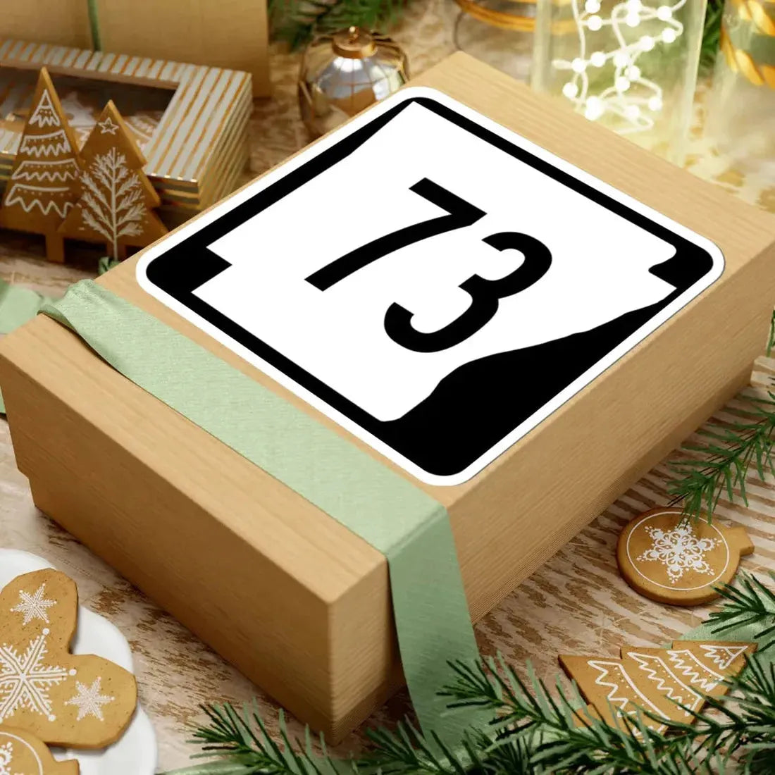 Arkansas 73 (Arkansas) (Road Sign) STICKER Vinyl Kiss-Cut Decal - The Sticker Space