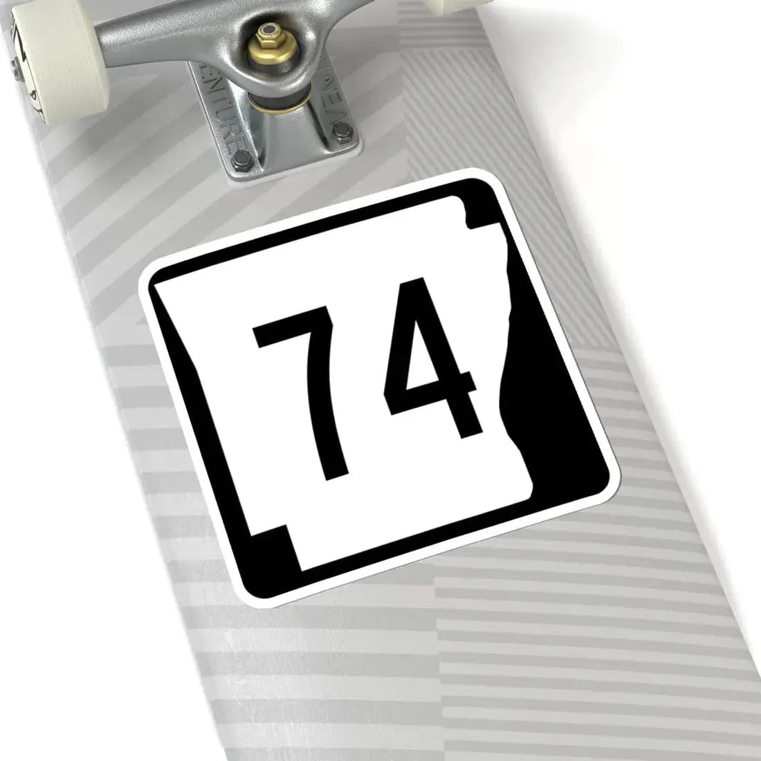 Arkansas 74 (Arkansas) (Road Sign) STICKER Vinyl Kiss-Cut Decal - The Sticker Space
